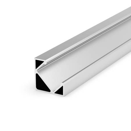 LED profile P3-1 silver anodized angular